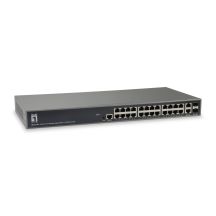 LevelOne GEL-2681 Managed L3 Gigabit Ethernet (10/100/1000) Netzwerk-Switch Schwarz