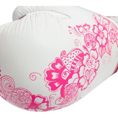 10. TOP TEN „Ultimate Woman“ Boxhandschuhe 10 oz Weiß und Pink