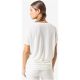4. Damen-Kurzarmshirt SUPER.NATURAL W LOOSE AIR TEE, weiß