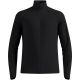 Odlo ESSENTIAL WARM FULL ZIP Midlayer Herren-Sweatshirt mit durchgehendem Reißverschluss, schwarz, XXL
