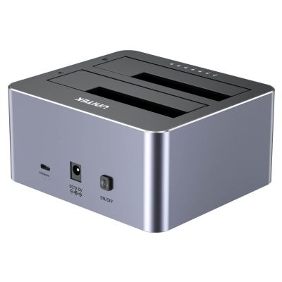 UNITEK 2 x SATA 2,5"/3,5" USB-C 10GBPS HDD-Klonstation