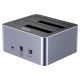 UNITEK 2 x SATA 2,5"/3,5" USB-C 10GBPS HDD-Klonstation