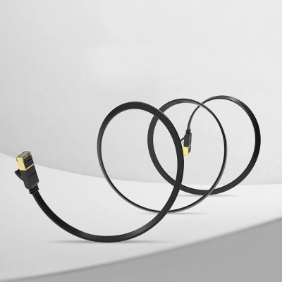 10. Ugreen Ethernet-Patchkabel U/FTP Cat. 7 10 Gbit/s flach 0,5 m schwarz (NW106)