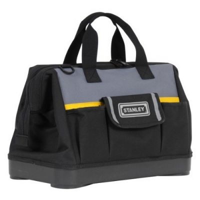 Stanley 1-96-183 Werkzeugkasten aus Nylon und Kunststoff, schwarz/grau