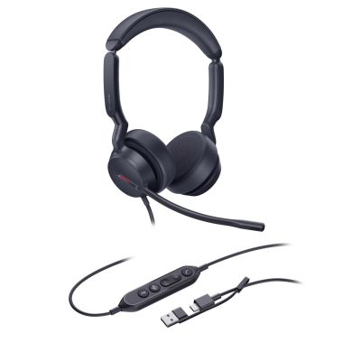 2. Yealink UH44 Teams USB-C/A Binaural-Headset