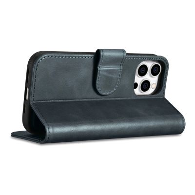 9. iCarer Oil Wax Wallet Case 2in1 Cover iPhone 14 Pro Max Leder Flip Cover Anti-RFID blau (WMI14220724-BU)