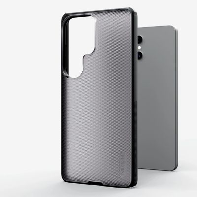 7. Nillkin Super Frosted Shield Pro Magnetische Hülle, kompatibel mit MagSafe für Samsung Galaxy S26 – Transparent Schwarz