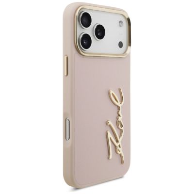 4. Karl Lagerfeld Karl Script Logo Case für iPhone 17 Pro Max - Pink