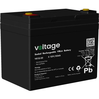 AGM-Batterie, Spannung 12 V, 33 Ah, VE12-33