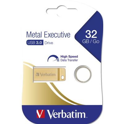 5. Verbatim Metal Executive USB-Stick 32 GB USB Typ-A 3.2 Gen 1 (3.1 Gen 1) Gold