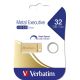 5. Verbatim Metal Executive USB-Stick 32 GB USB Typ-A 3.2 Gen 1 (3.1 Gen 1) Gold