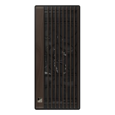 28. ASUS ProArt PA602 Wood Edition Modern Black – Midi-Tower mit Seitenwand aus gehärtetem Glas, Schwarz, Holz