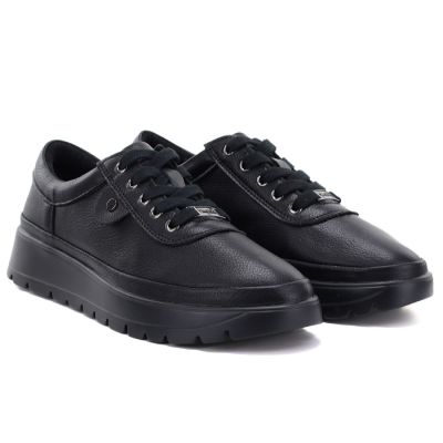 4. Bequeme schwarze Damenlederschuhe Vinceza 79367
