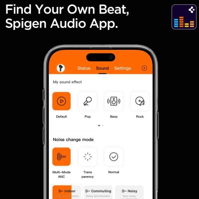 8. Spigen SA2401 ANC Pro Kabellose Kopfhörer - Weiß