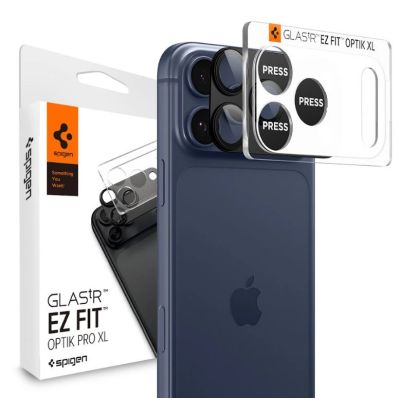 Spigen Optik Pro XL Kameralinsenglas für iPhone 17 Pro – Schwarz