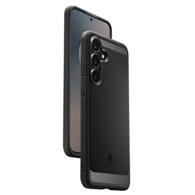 9. Spigen Rugged Armor Case für Samsung Galaxy S25 FE - Mattschwarz