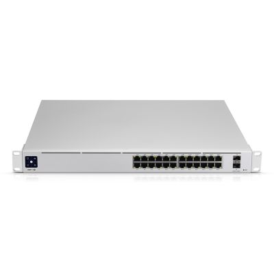 5. Switch Ubiquiti UniFi Pro 24 PoE 26p PoE (PoE+: 16; PoE++: 8;) Managed Gigabit (USW-Pro-24-POE-EU)