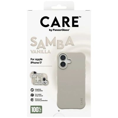 5. CARE by PanzerGlass Modisches Samba MagSafe Case für iPhone 17 - Grau