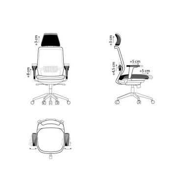 2. Ergonomischer SPECTRUM Bürostuhl, schwarz