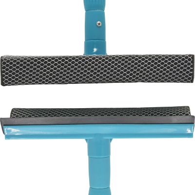 15. ALPINA Glas- und Spiegelabstreifer mit verstellbarem Griff 43-70 cm