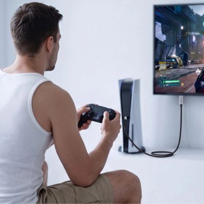 8. Tech-Protect UltraBoost USB-C HDMI 2.1 60Hz Videokabel 300 cm - Grau