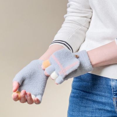 10. Winter-Handyhandschuhe für Damen/Kinder – grau