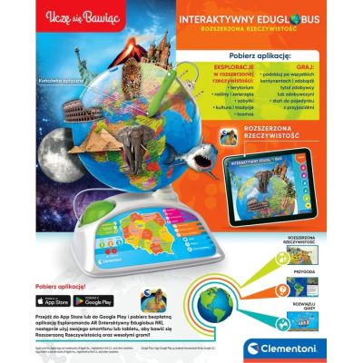 7. Clementoni-Set - Interaktiver Eduglobus