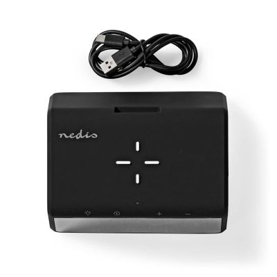 6. Nedis WCACQ30BK Digitaler Wecker Schwarz