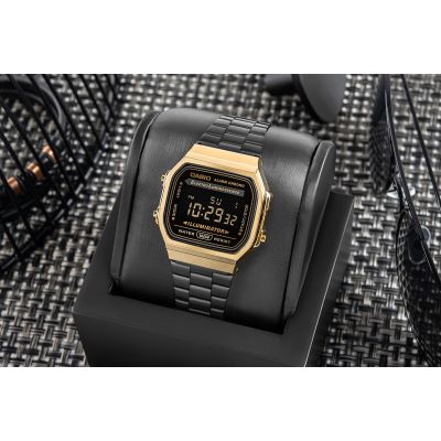 5. CASIO Vintage Herrenuhr A168WEGB-1BEF + Box