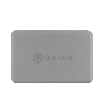 10. GAIAM Schaumstoff-Yoga-Würfel Grau 61350