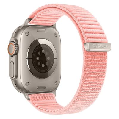 2. Tech-Protect NylonLoop Armband für Apple Watch 40 / 41 / 42 mm – Pink
