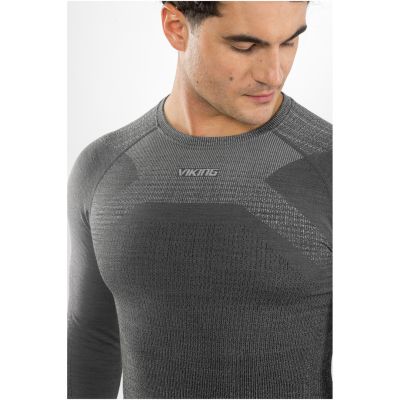 5. Herrenunterwäsche VIKING Altis Man Set Merino, schwarz, M