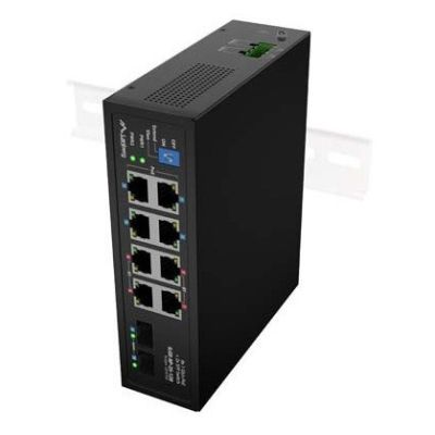 18. LANBERG ILGE-8P-2S-120 LIGHT INDUSTRIAL POE 4XBT 4XAT 2XSFP DIN GIGABIT ETHERNET Switch