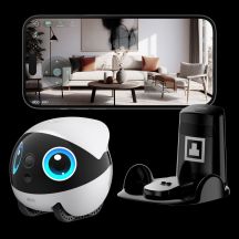 ENABOT Ebo AIR 2 Plus Roboter – Haushaltsbegleiter mit Überwachungs- und Videoanruffunktion (weiß)