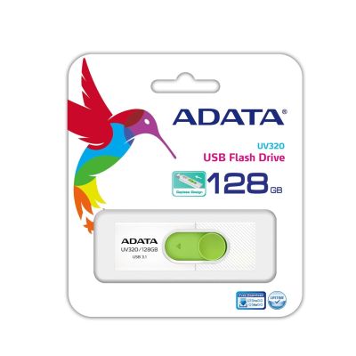 3. Flash-Laufwerk ADATA UV320 AUV320-128G-RWHGN (128 GB; USB 3.0; weiß)