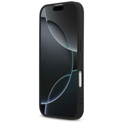 5. Guess Saffiano Classic Logo MagSafe Hülle für iPhone 17 - Schwarz