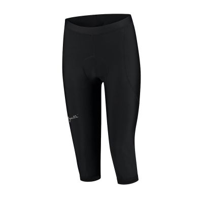 Rogelli 3/4 Basic Damenshorts, schwarz, Größe 2XL