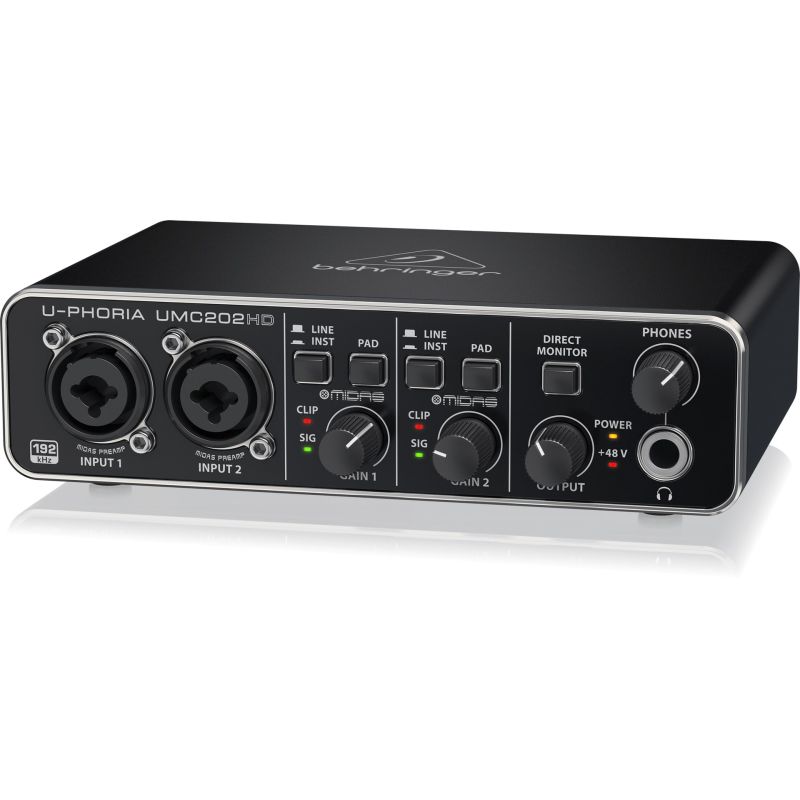 4. Behringer UMC202HD - USB-Audio-Interface