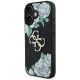 2. Guess Grained Roses Big 4G Logo Hülle für iPhone 16 - Schwarz