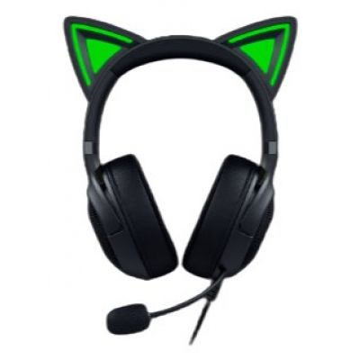 4. Razer Kraken Kitty V2 Headset, kabelgebunden, Over-Ear-Mikrofon mit Geräuschunterdrückung