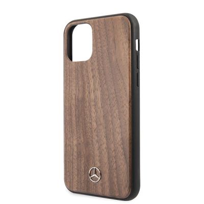 3. Mercedes Wood Line Walnut Case für iPhone 11 Pro Max - Braun