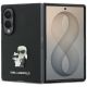 Karl Lagerfeld Saffiano Karl&Choupette Pin Case für Samsung Galaxy Z Fold 8 - Schwarz
