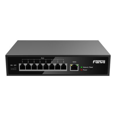 2. Fanvil PN8 Netzwerkkabel, unmanaged Fast Ethernet (10/100), Schwarz