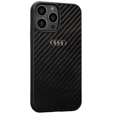 2. Audi Carbon Fiber iPhone 13 Pro Max 6,7" schwarz/schwarz Hardcase AU-TPUPCIP13PM-R8/D2-BK
