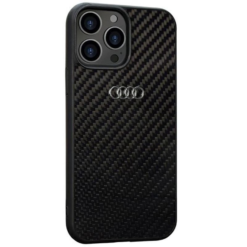 2. Audi Carbon Fiber iPhone 13 Pro Max 6,7" schwarz/schwarz Hardcase AU-TPUPCIP13PM-R8/D2-BK