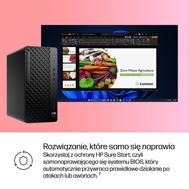 11. HP ProDesk 4 Tower G1i Desktop-AI-PC Ultra 5 225 16 GB DDR5 SSD 512 GB Arc 130T W11 Pro 3 Jahre Vor-Ort-Service