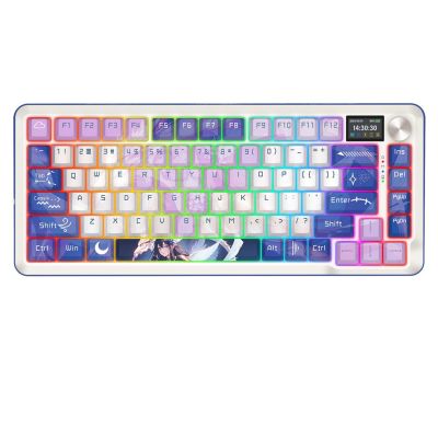 3. REDRAGON K708AK-RGB-PRO FLEKACT Tastatur USB + RF Wireless + Bluetooth Weiß