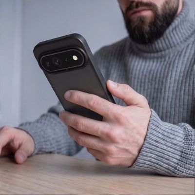 6. Tech-Protect Magmat Hülle für Google Pixel 9 / 9 Pro / 10 / 10 Pro / 11 / 11 Pro – Mattschwarz