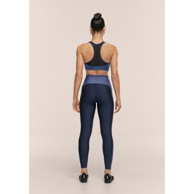 4. CASALL Damen Shaped Block High Waist Leggings, Trainingsleggings, Marineblau