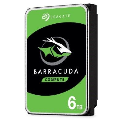 3. Seagate Barracuda ST6000DM003 HDD (6 TB ; 3,5"; 256 MB; 5400 U/min)